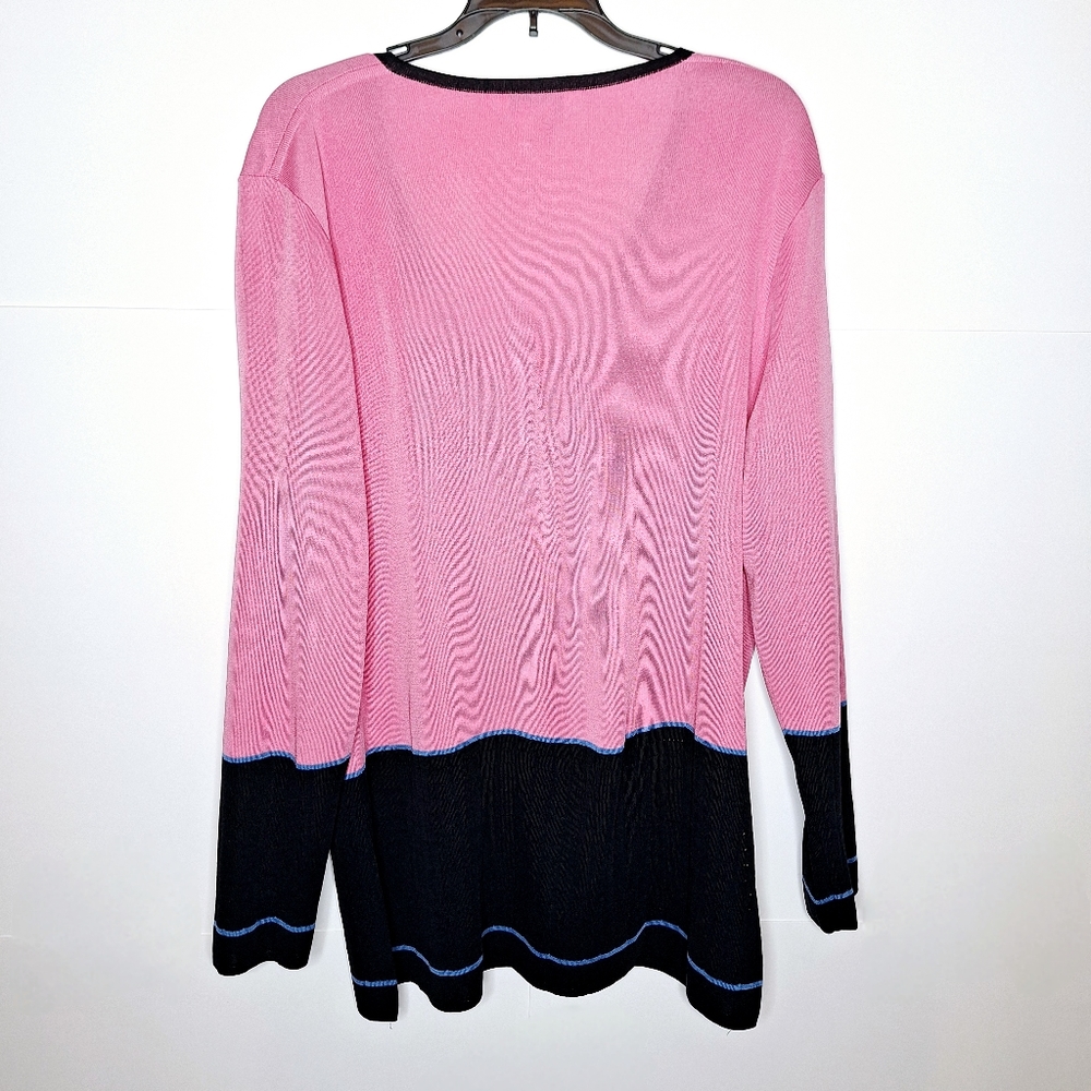 Exclusively Misook Button-Down Preppy Core Cardig… - image 2